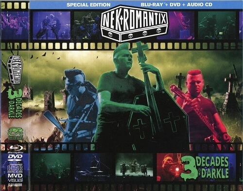 [蓝光原盘] 丹麦精神摇滚 Nekromantix – 3 Decades Of Darkle Limited Edition 2019 [Blu-ray 1080i]