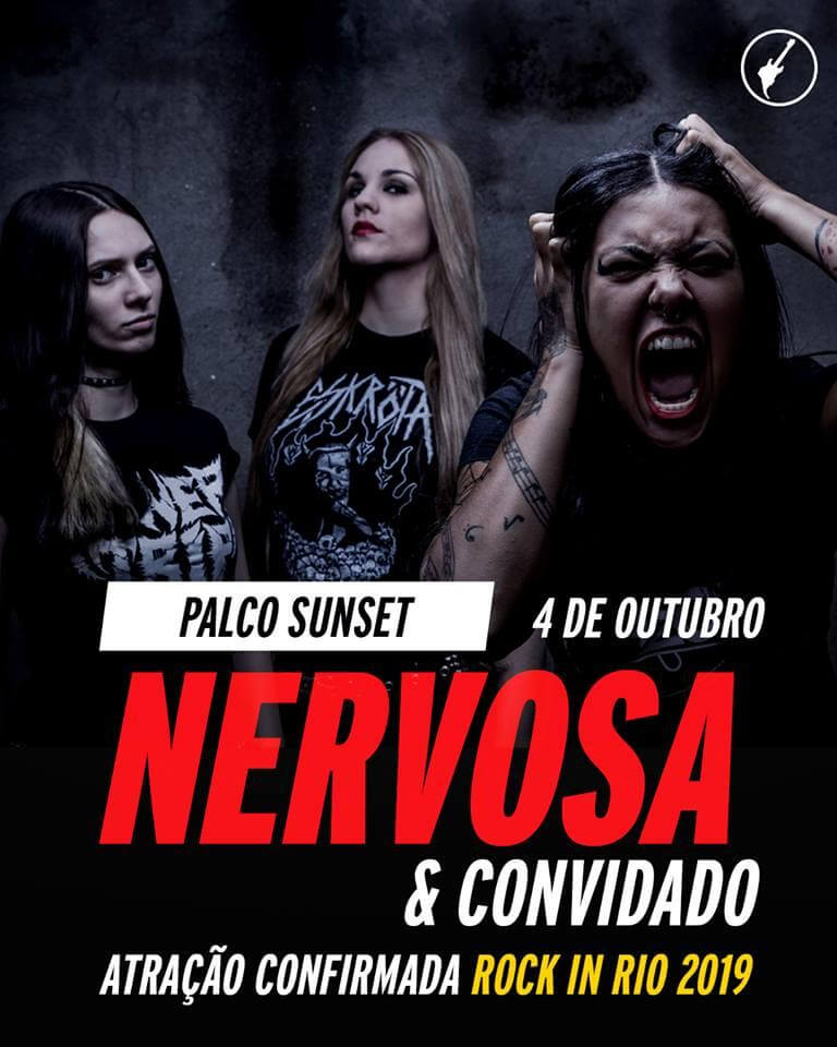 [音乐节] 巴西激流金属 Nervosa – Rock In Rio 2019 HDTV 1080i
