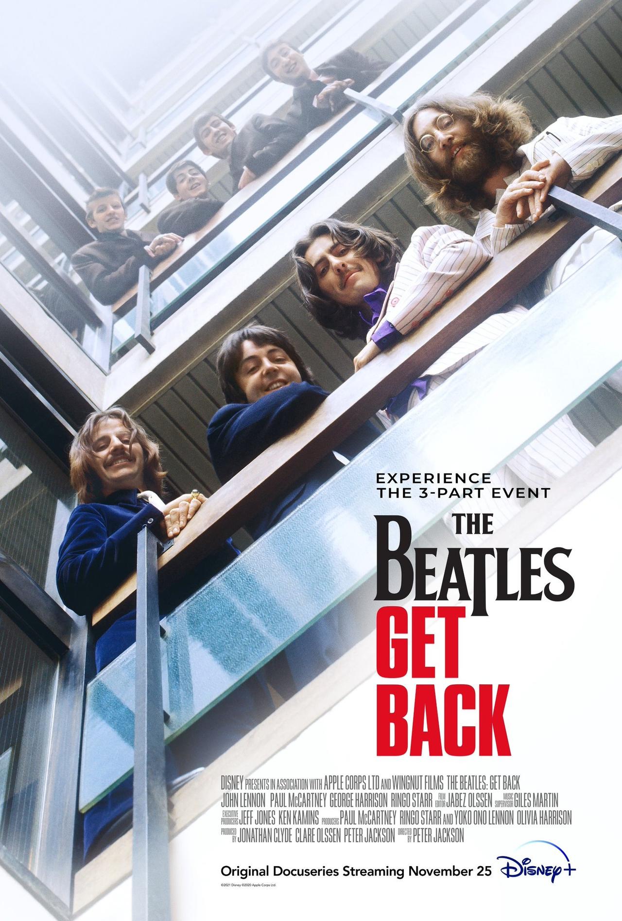 [纪录片] 披头士乐队：回归 全3集 4K内嵌中文字幕 – The Beatles Get Back S01 720p DSNP WEBRip DDP5.1 Atmos x264